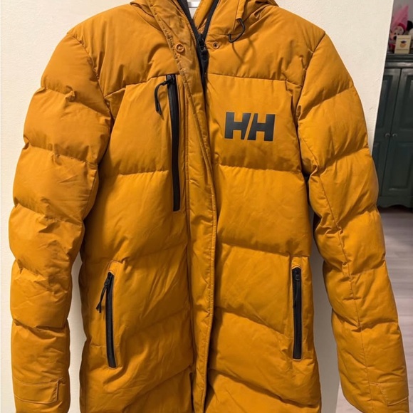 Helly Hansen Jackets & Blazers - Helly Hansen Women's Mustard Puffer Jacket